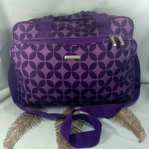 Purple embark travel bag